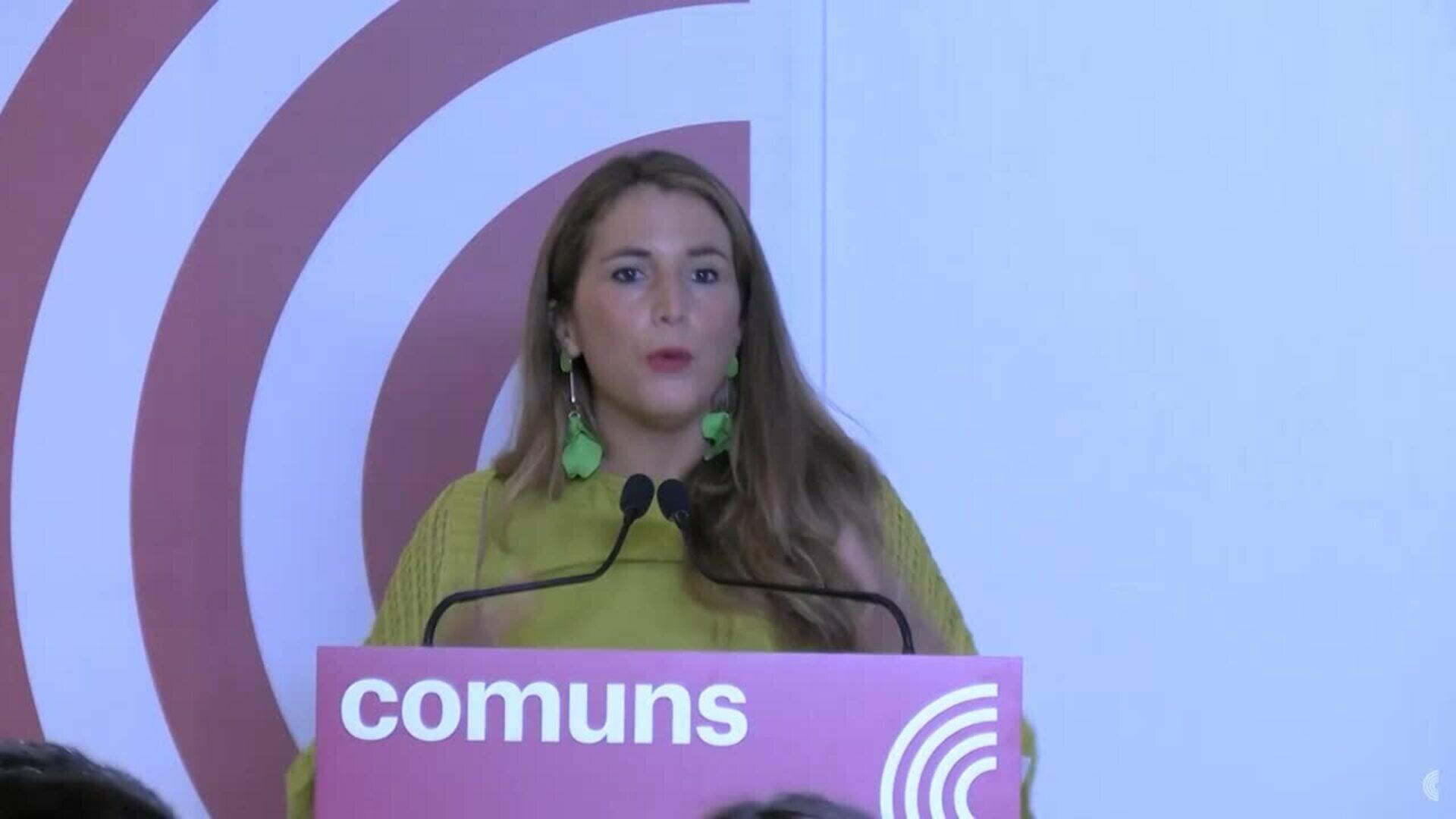 López asegura que Comuns situará la vivienda "en el centro de todas las negociaciones"