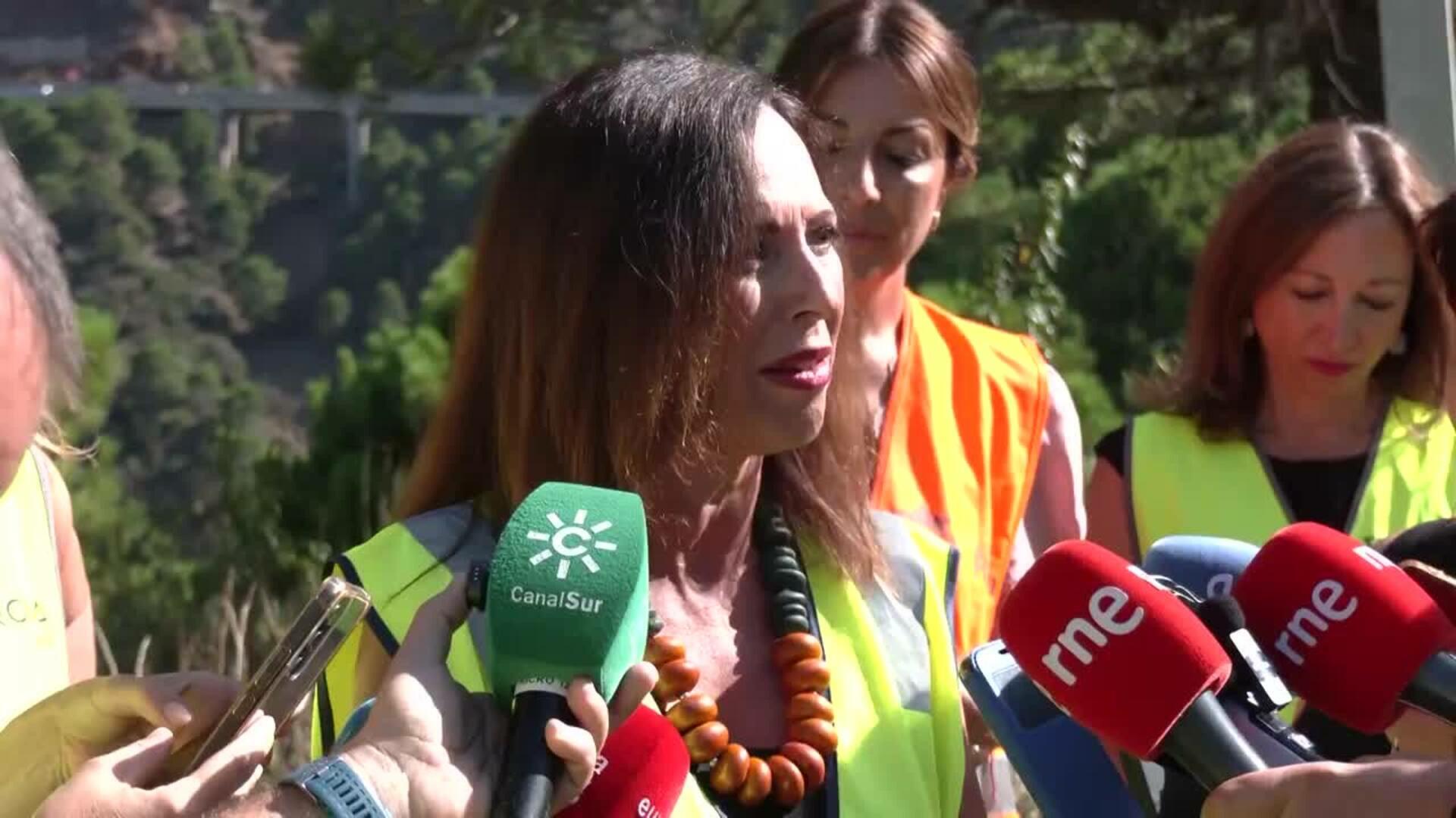 Reabre al tráfico la carretera entre Ronda y San Pedro Alcántara mientras continúan las obras