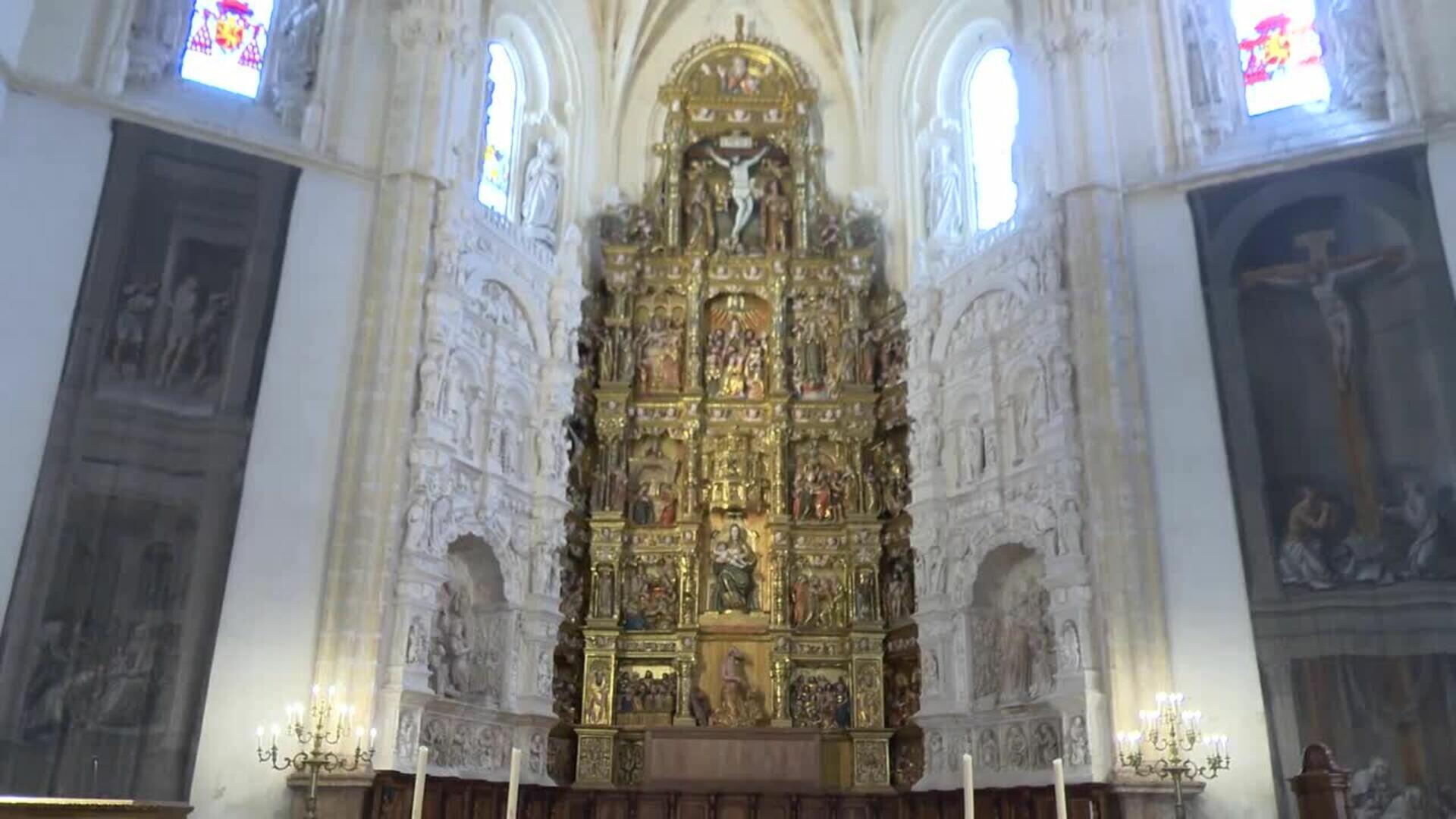 Urtasun alaba la "fantástica" restauración del retablo del Monasterio del Parral de Segovia