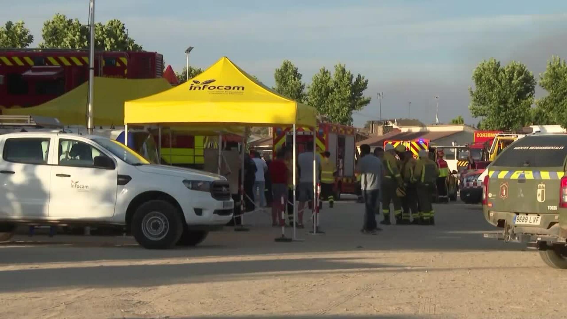 Madrid asume el mando unificado por el incendio en Méntrida (Toledo)