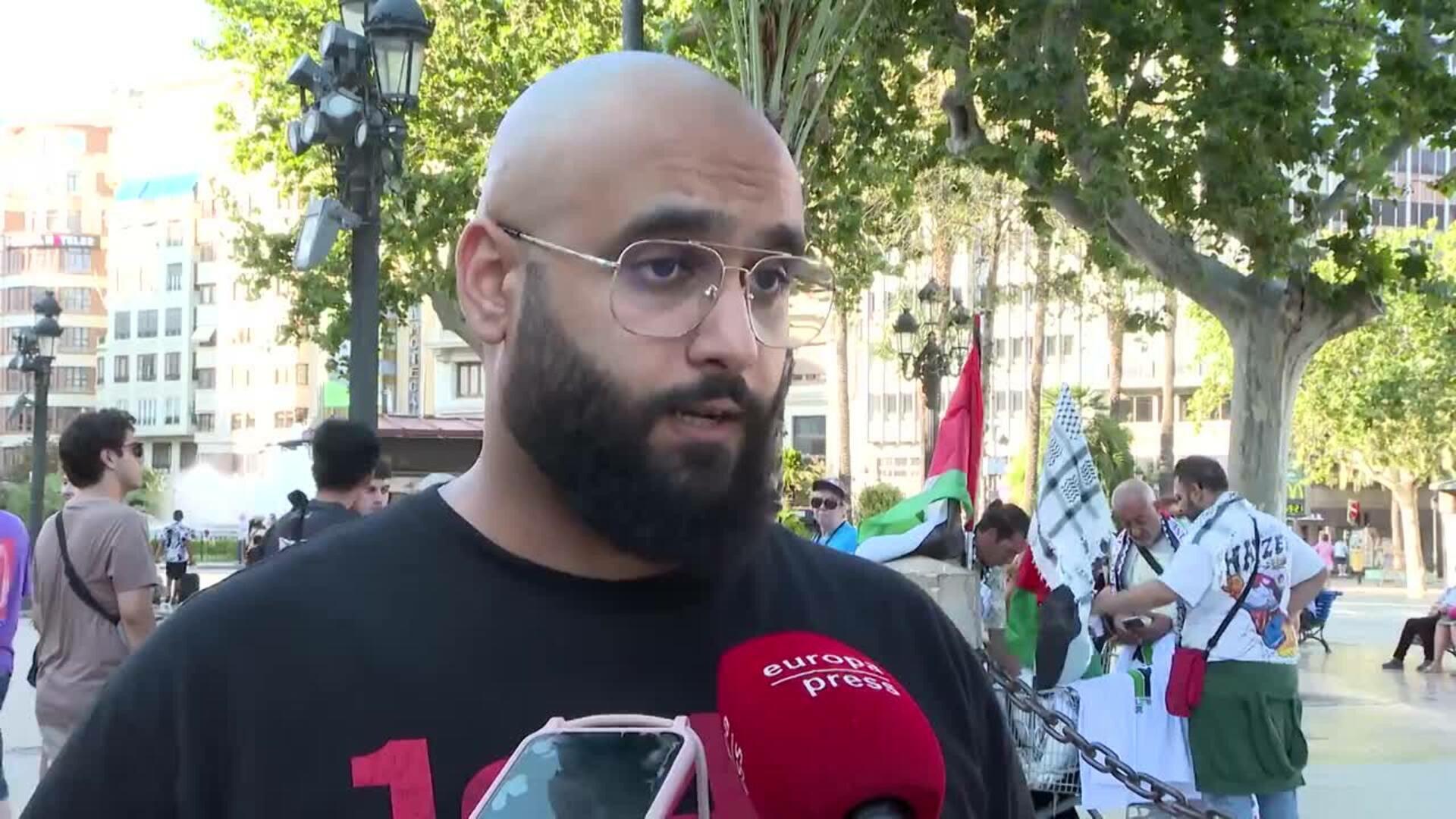 200 entidades sociales se concentran en València para exigir el fin del genocidio en Gaza