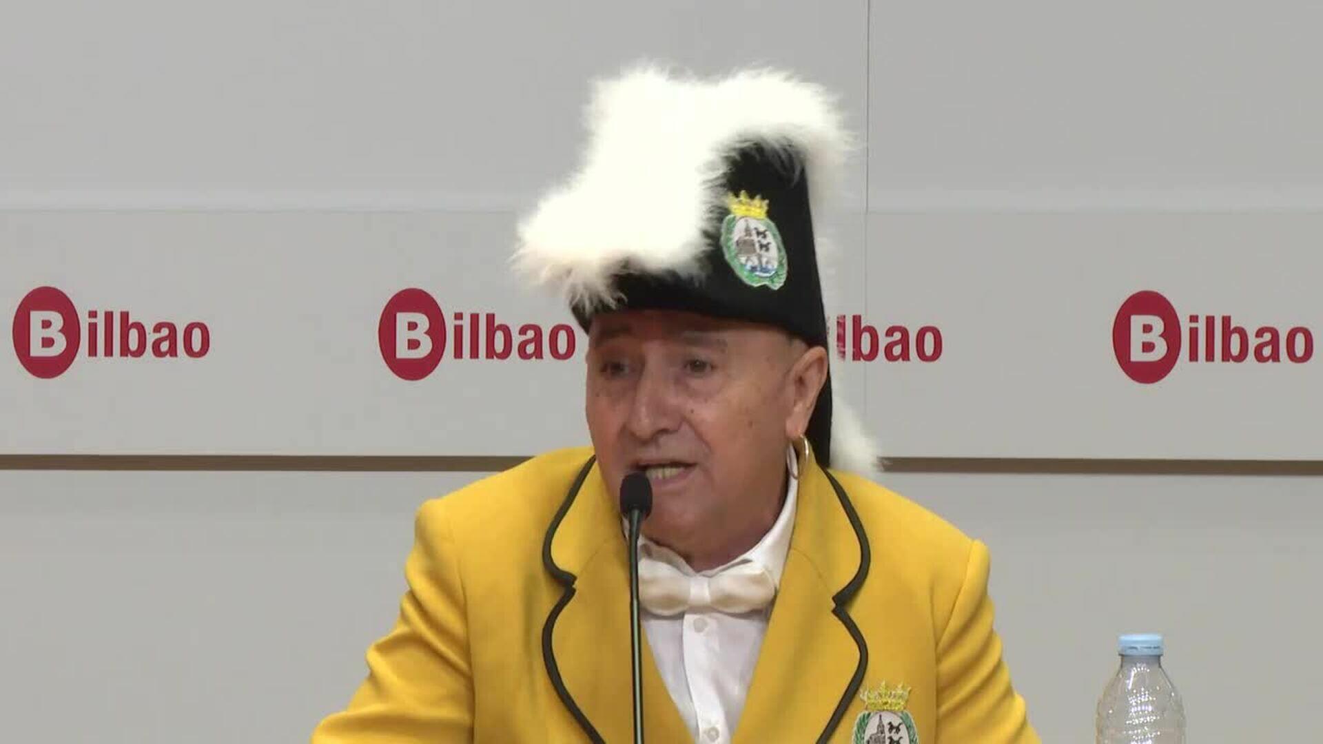 Francis Díez, pregonero de Aste Nagusia de Bilbao: "Intentaré aunar devoción y obligación"