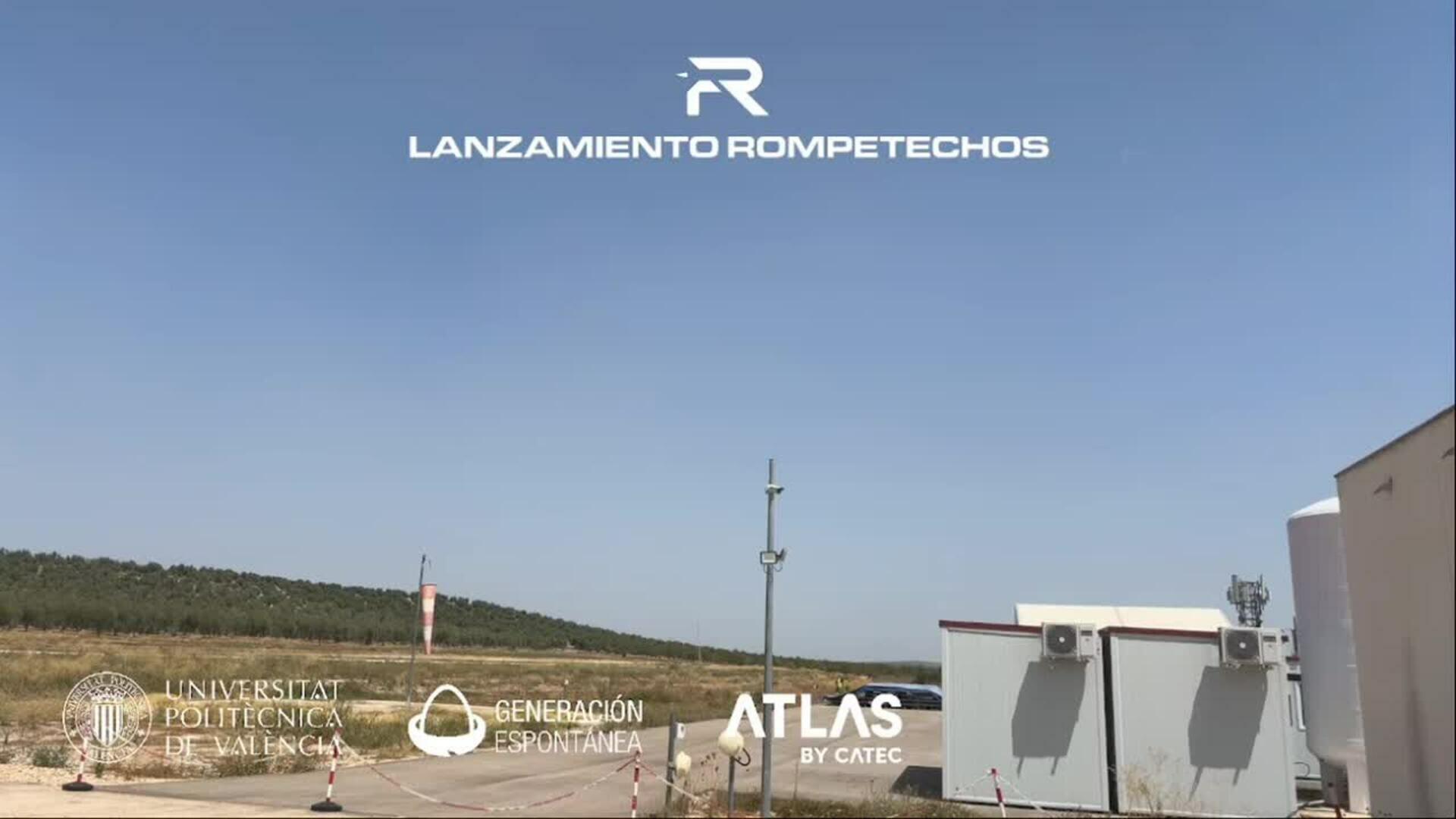 Lanzamiento con éxito del primer cohete sonda lanzado en el centro Atlas de Villacarrillo
