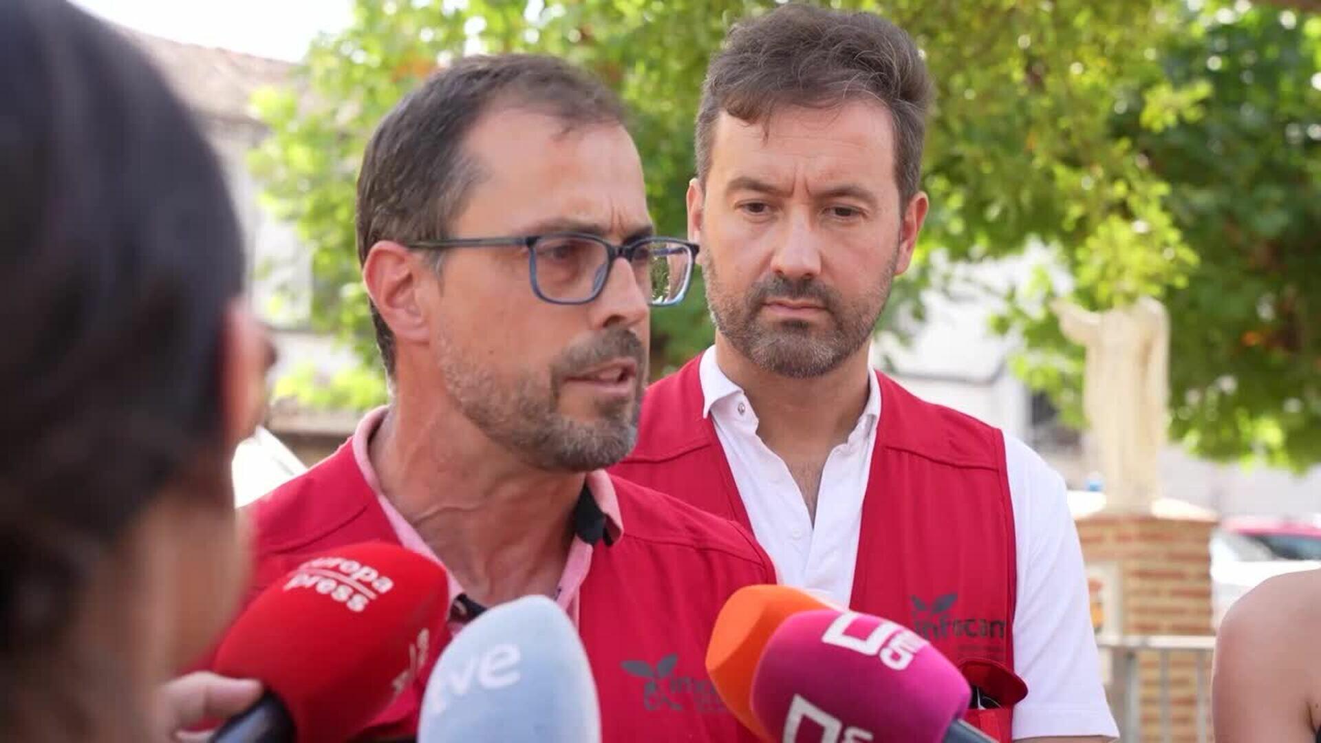 Fuego iniciado en Navalmoralejo ha arrasado ya 3.000 hectáreas, el 75% de ellas en Extremadura