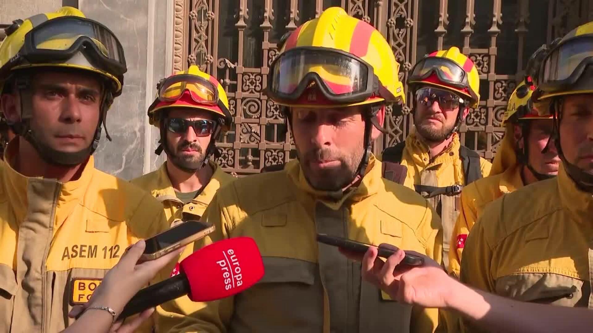 Bomberos forestales de Madrid suspenden la huelga hasta el 25 de agosto y exigen prevención