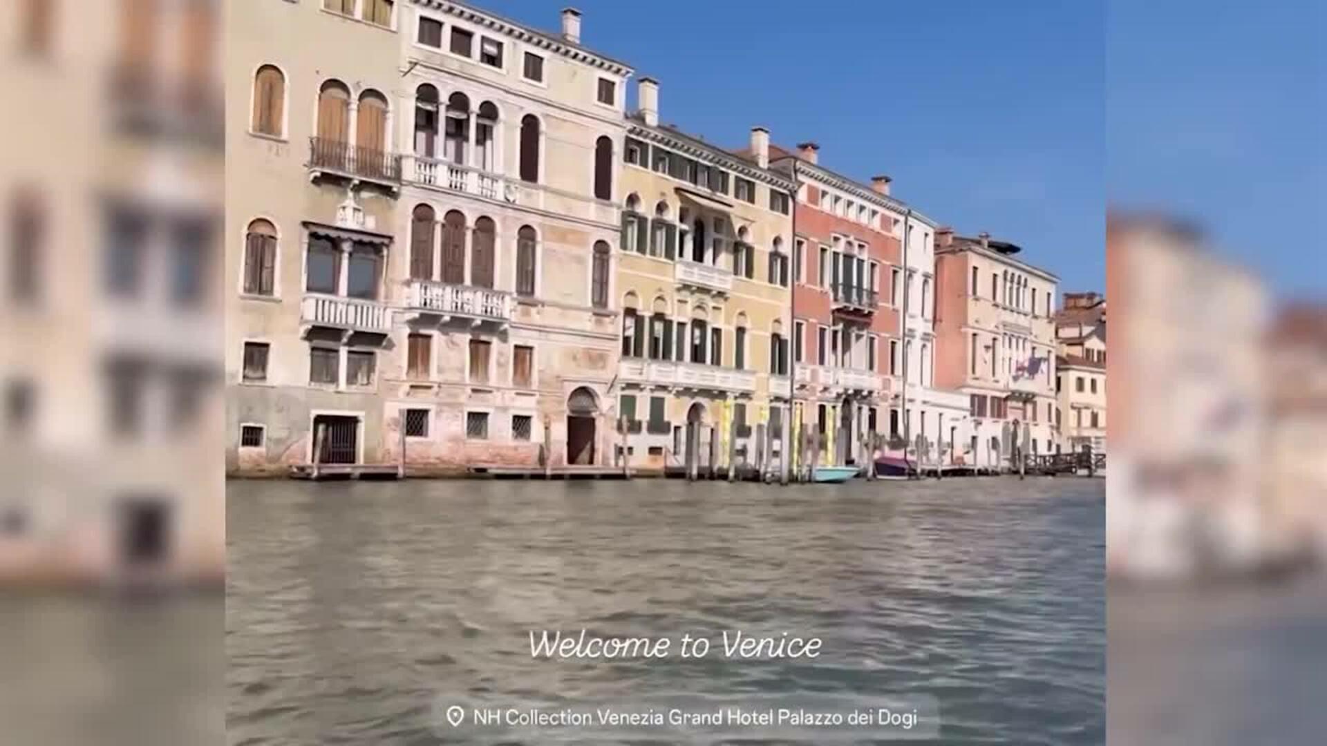 Laura Matamoros, enamorada de Venecia en su viaje familiar