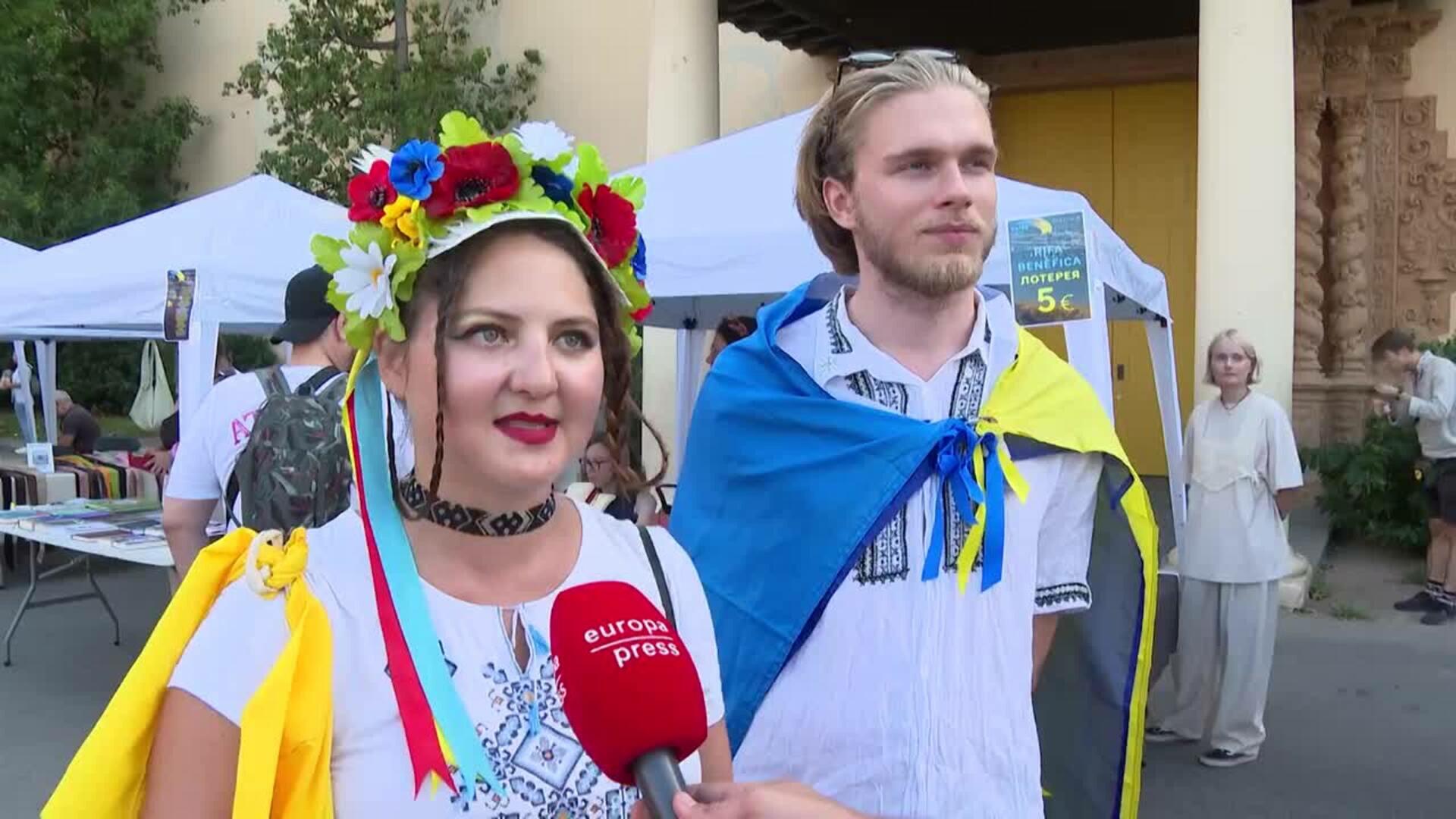 La comunidad ucraniana exige "apoyo de Europa" para "tener un futuro europeo"