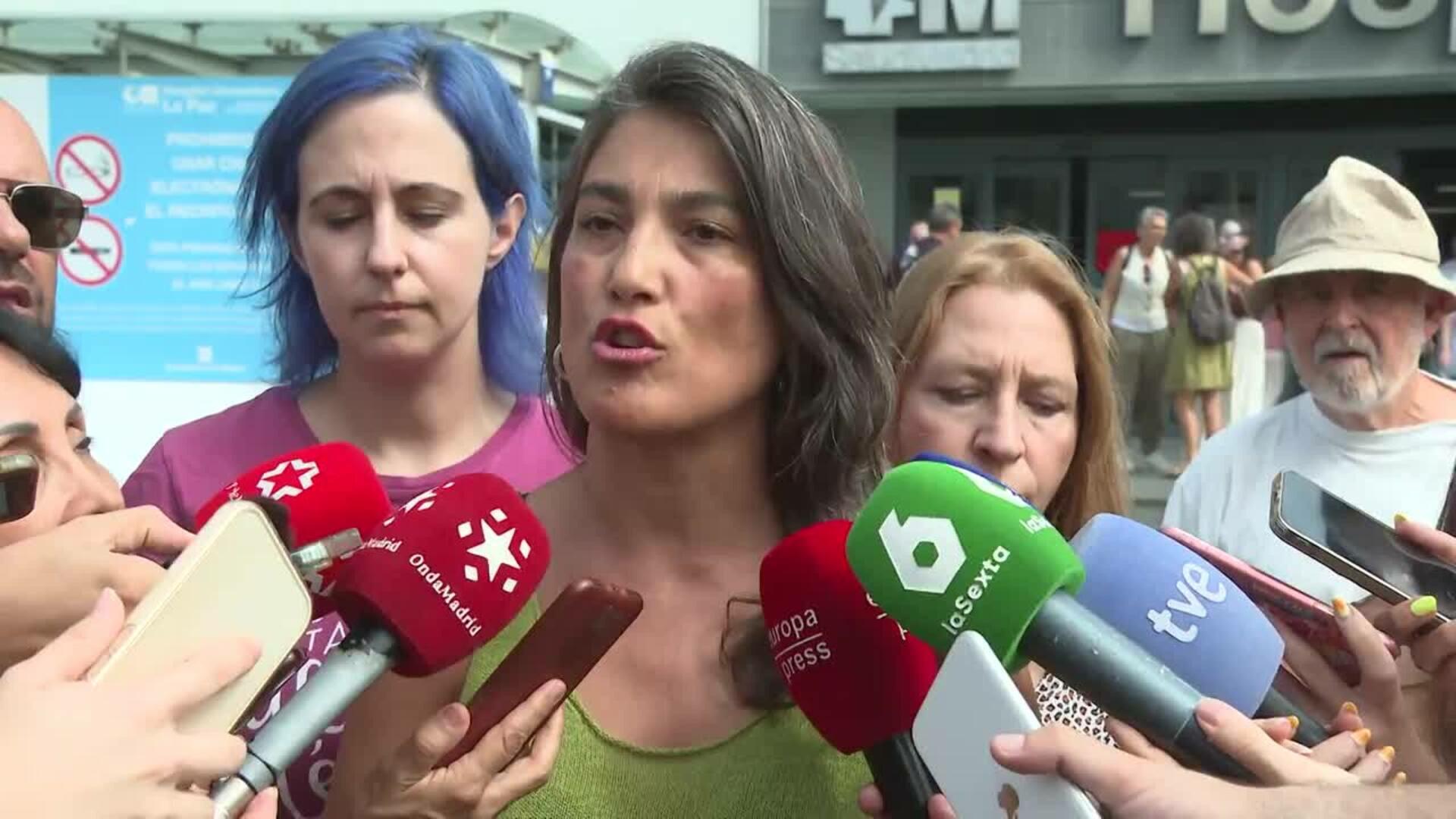 MM denuncia falta de sanitarios en La Paz por "incompetencia" de Ayuso y anuncia una iniciativa