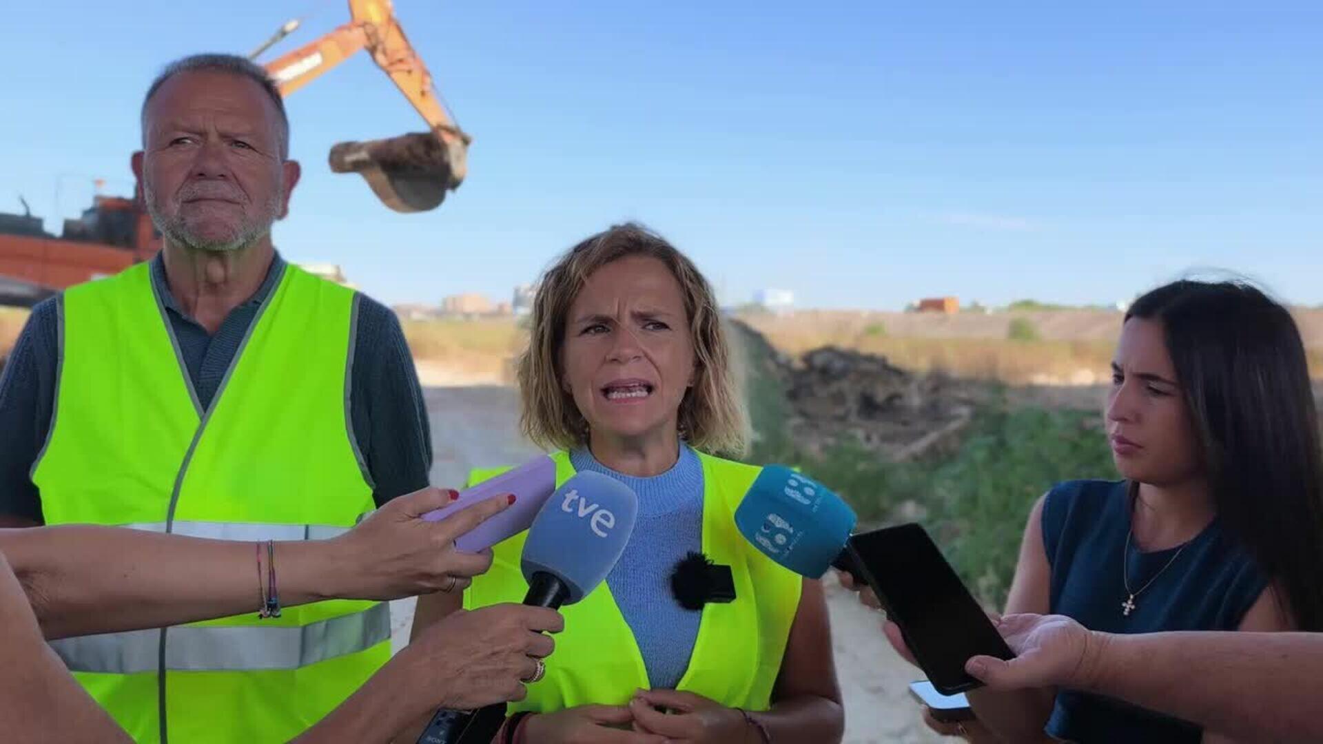 La CHJ retira 5.500 m3 de material en 10 kilómetros del cauce del Turia