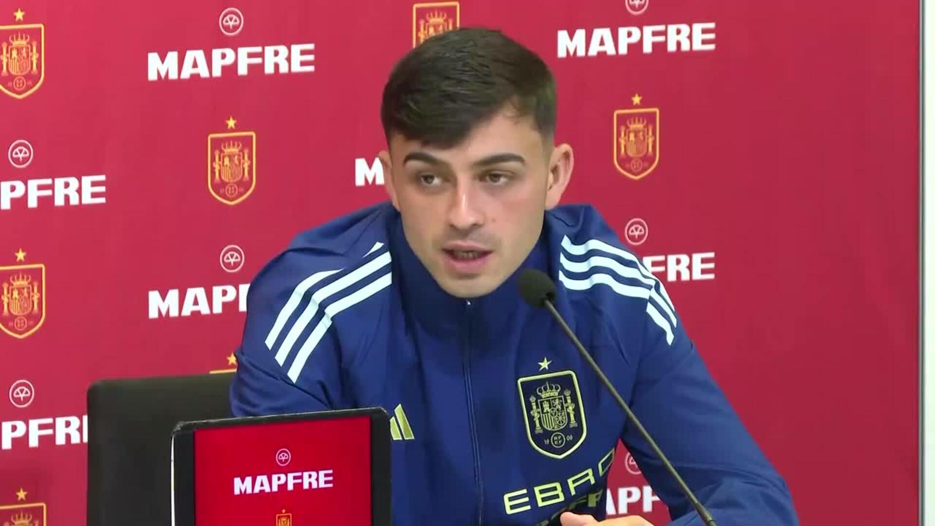 Pedri González: "La gran estrella de la selección es el equipo"