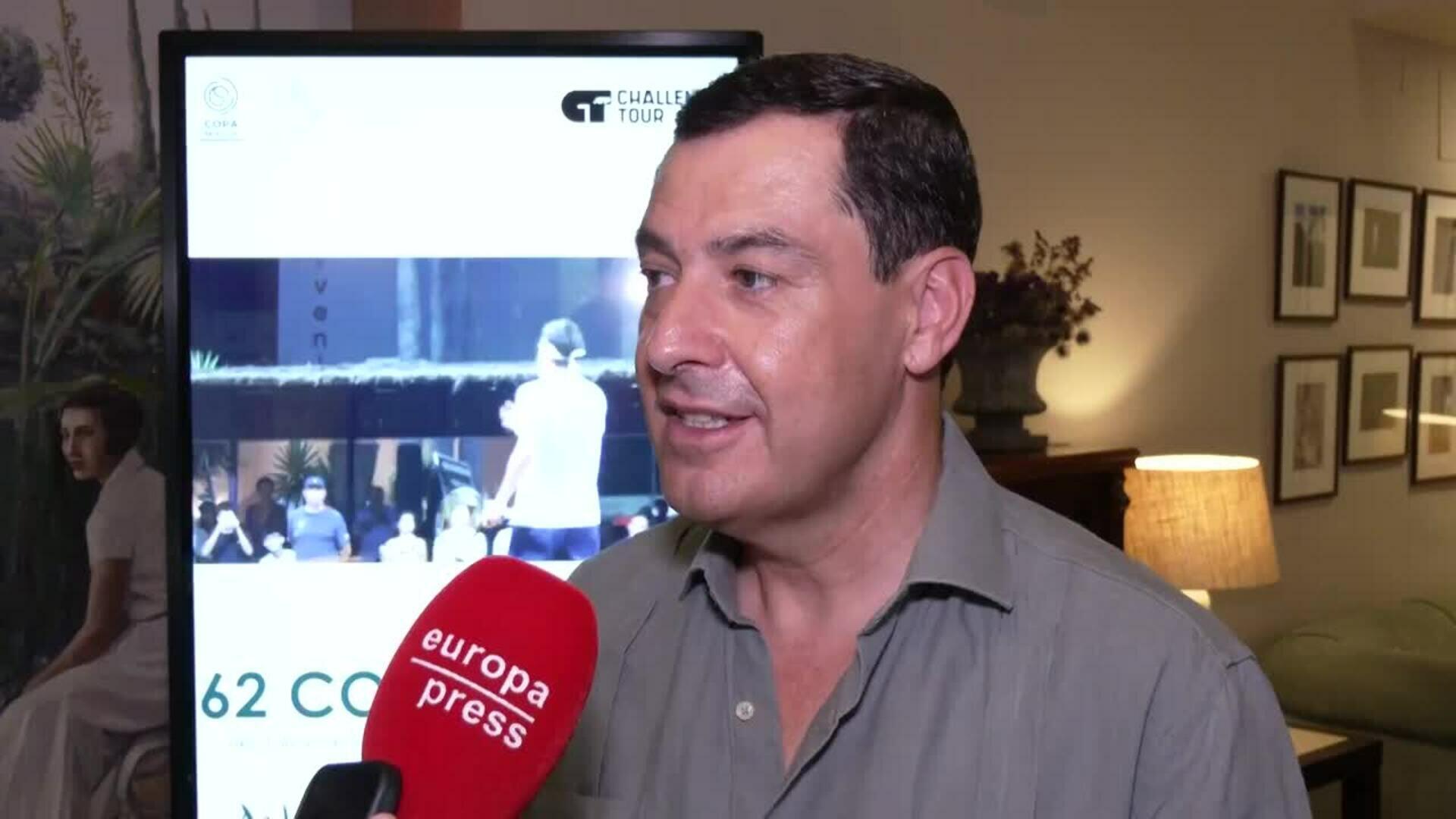 Moreno resalta la Copa Sevilla Challenger y reitera el apoyo de la Junta al deporte