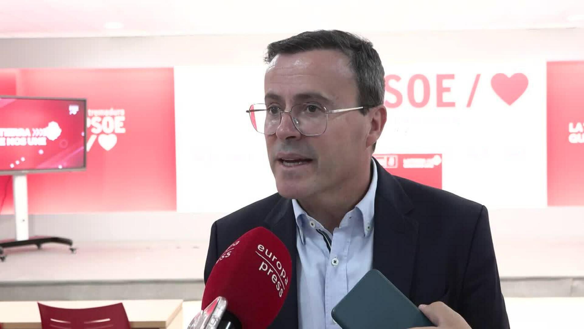 Gallardo afronta "con tranquilidad" la decisión de la Audiencia Badajoz sobre su posible juicio