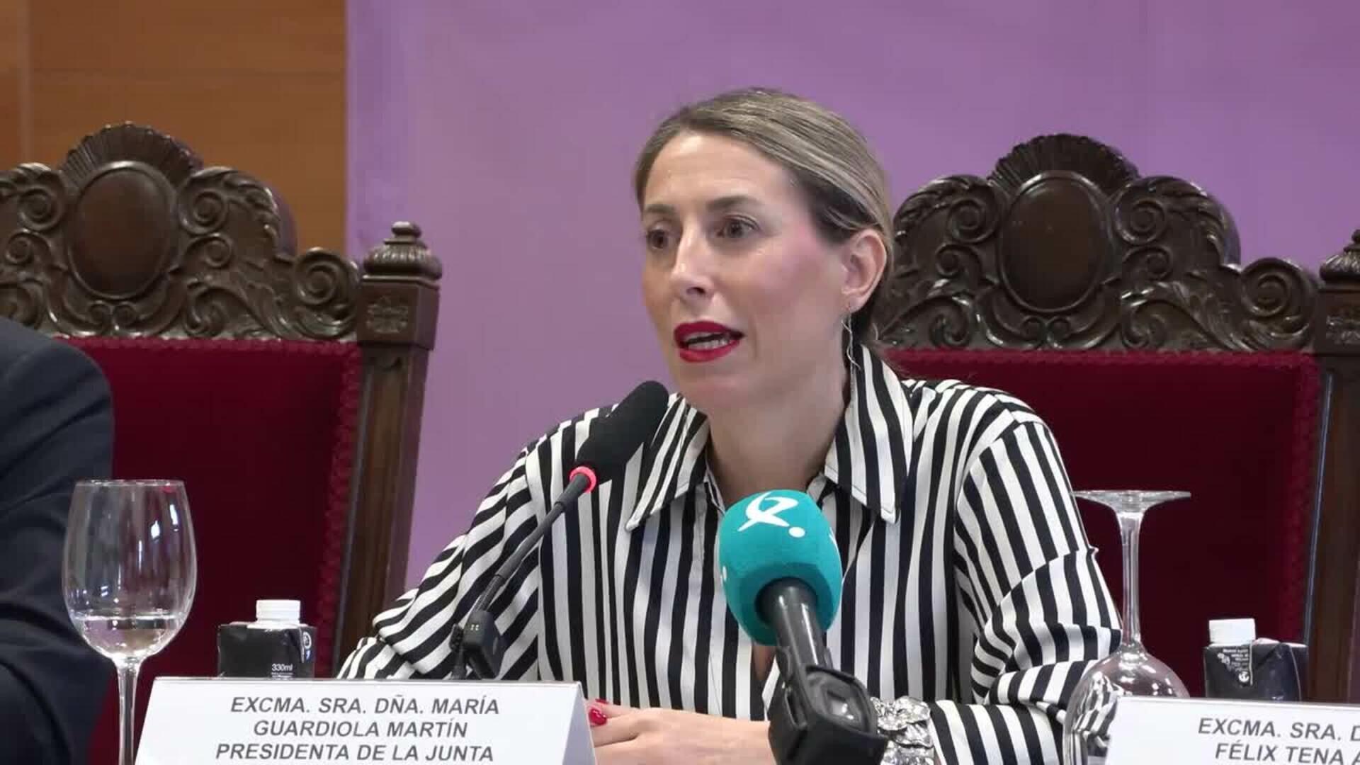 Guardiola defiende la independencia judicial como "absoluta garantía" de igualdad de todos