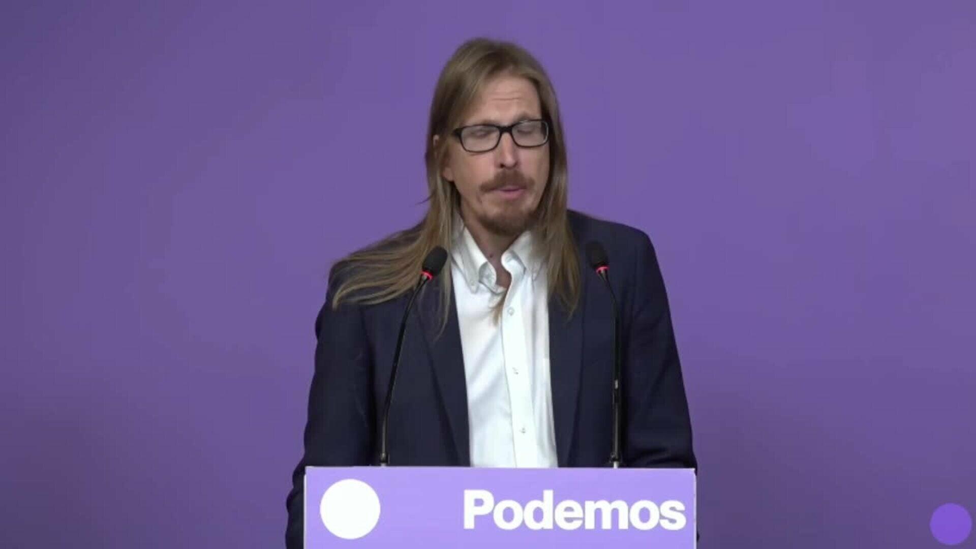Pablo Fernández (Podemos): :"Lo que es de AliExpress es el título de la jueza Carmona"