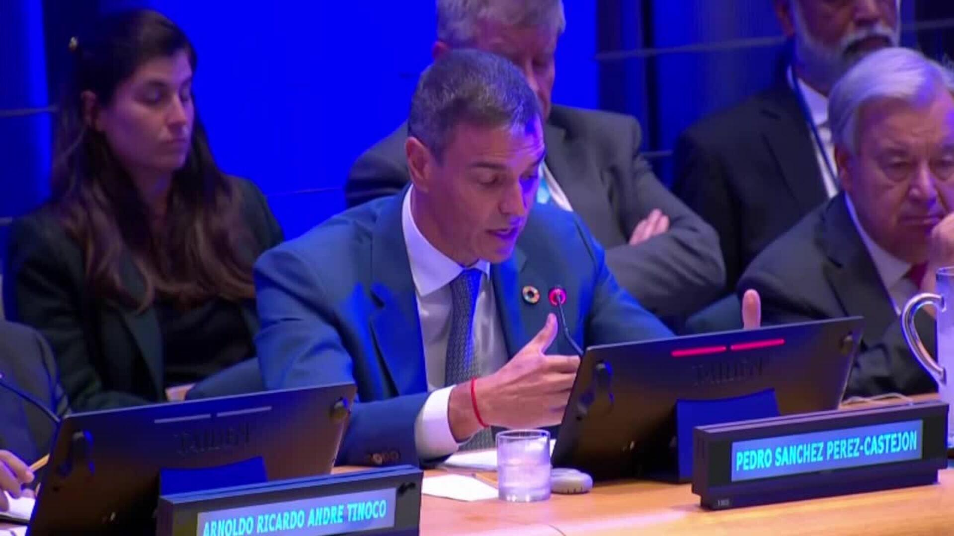 Sánchez defiende una "respuesta multilareral" para regular la IA