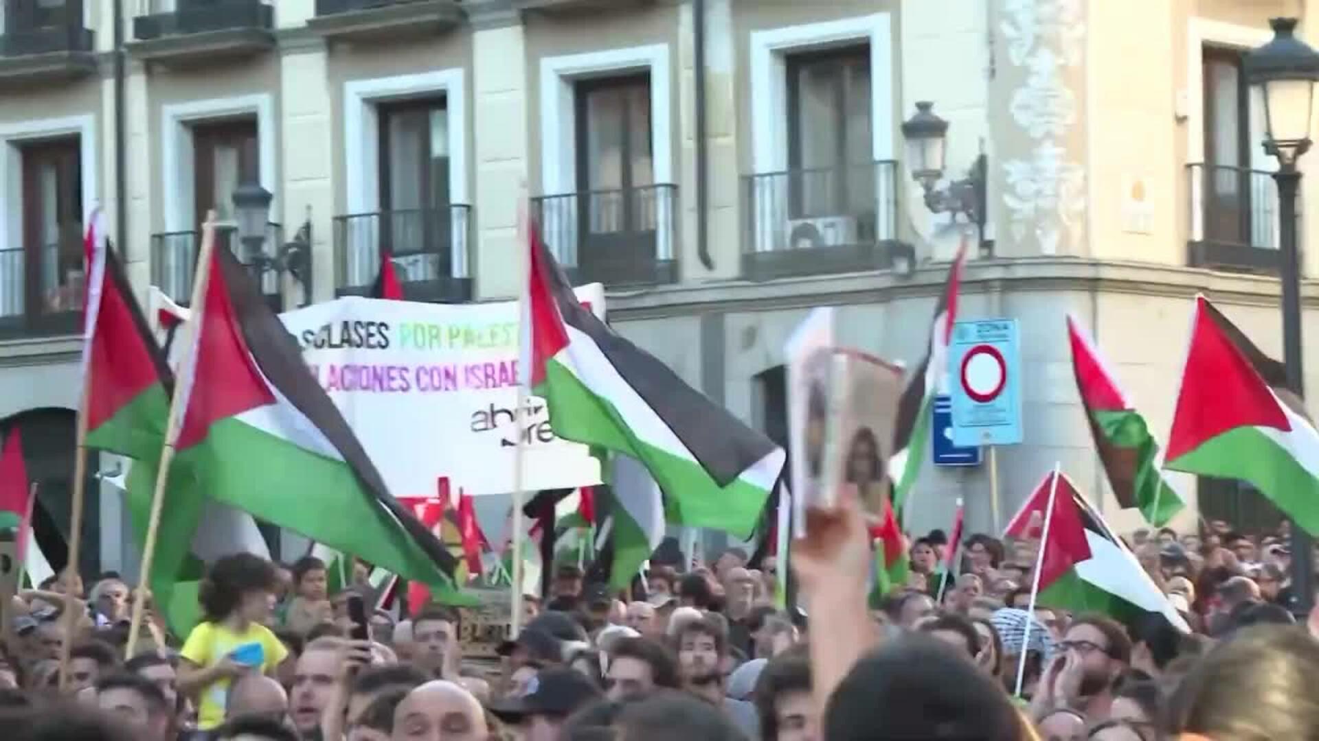 Una ola de protestas por Palestina recorre Europa: Marchas en las calles y cargas policiales