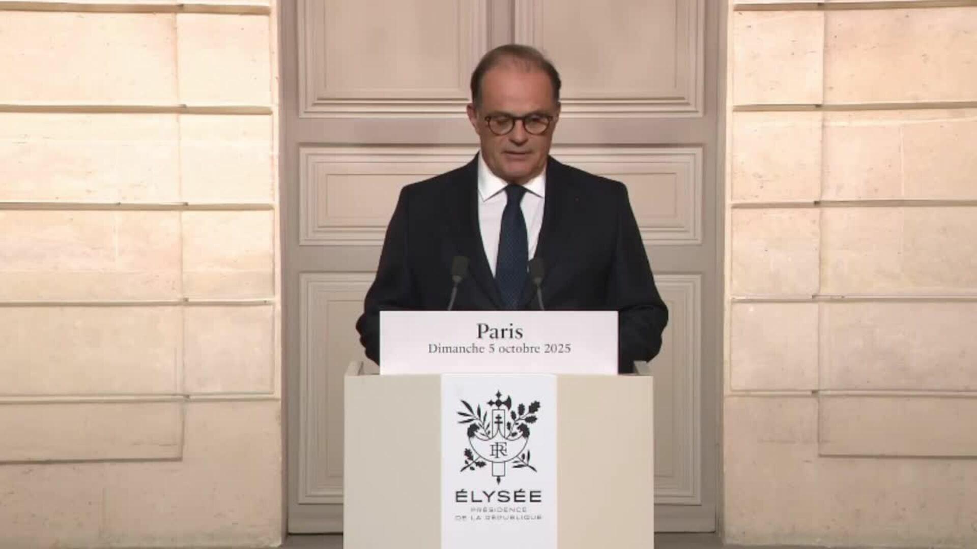 Lecornu anuncia un gobierno continuista y que "tendrá que llegar a acuerdos con la oposición"