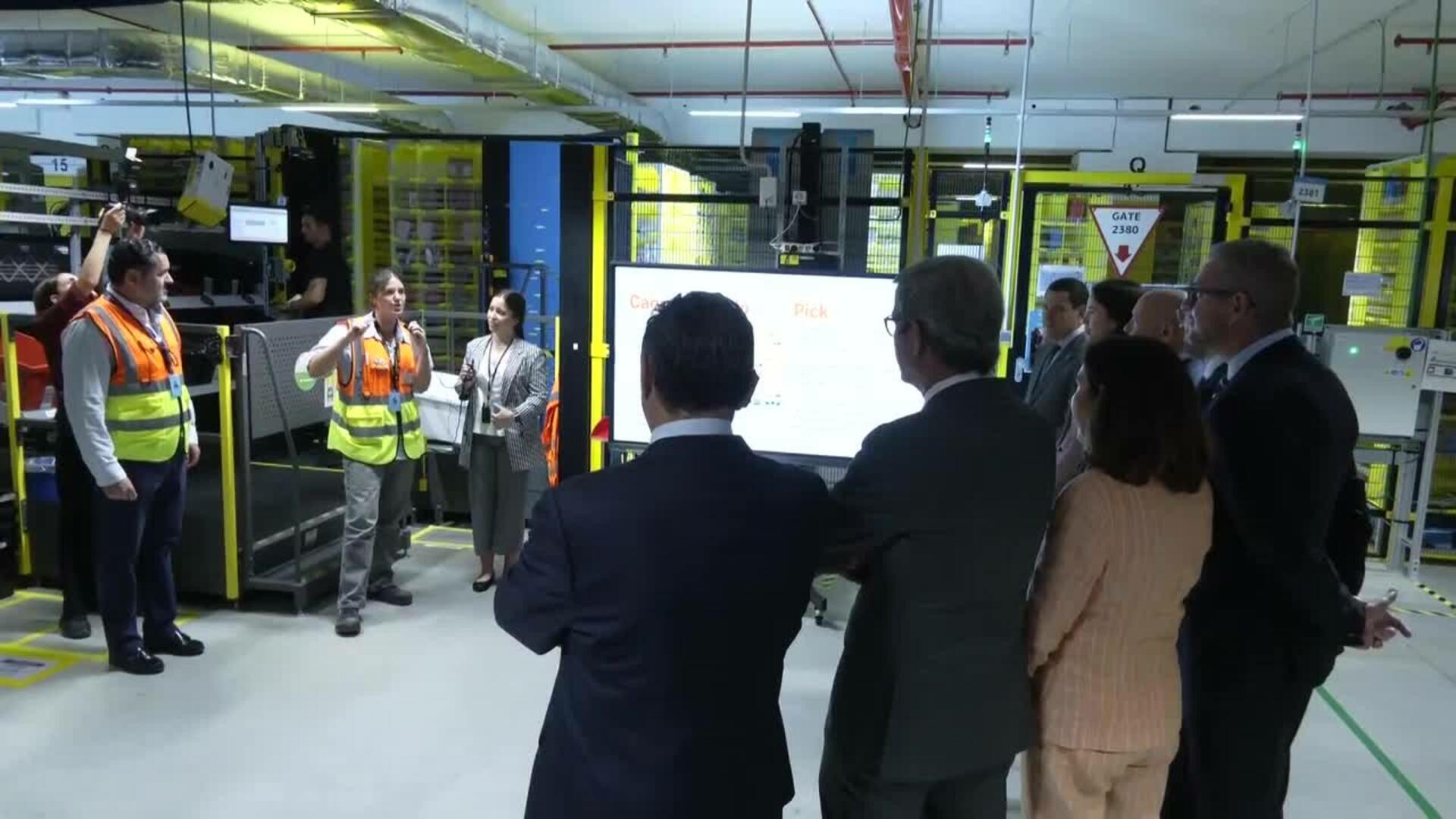 Moreno destaca que Andalucía es el "gran enclave logístico" de Europa