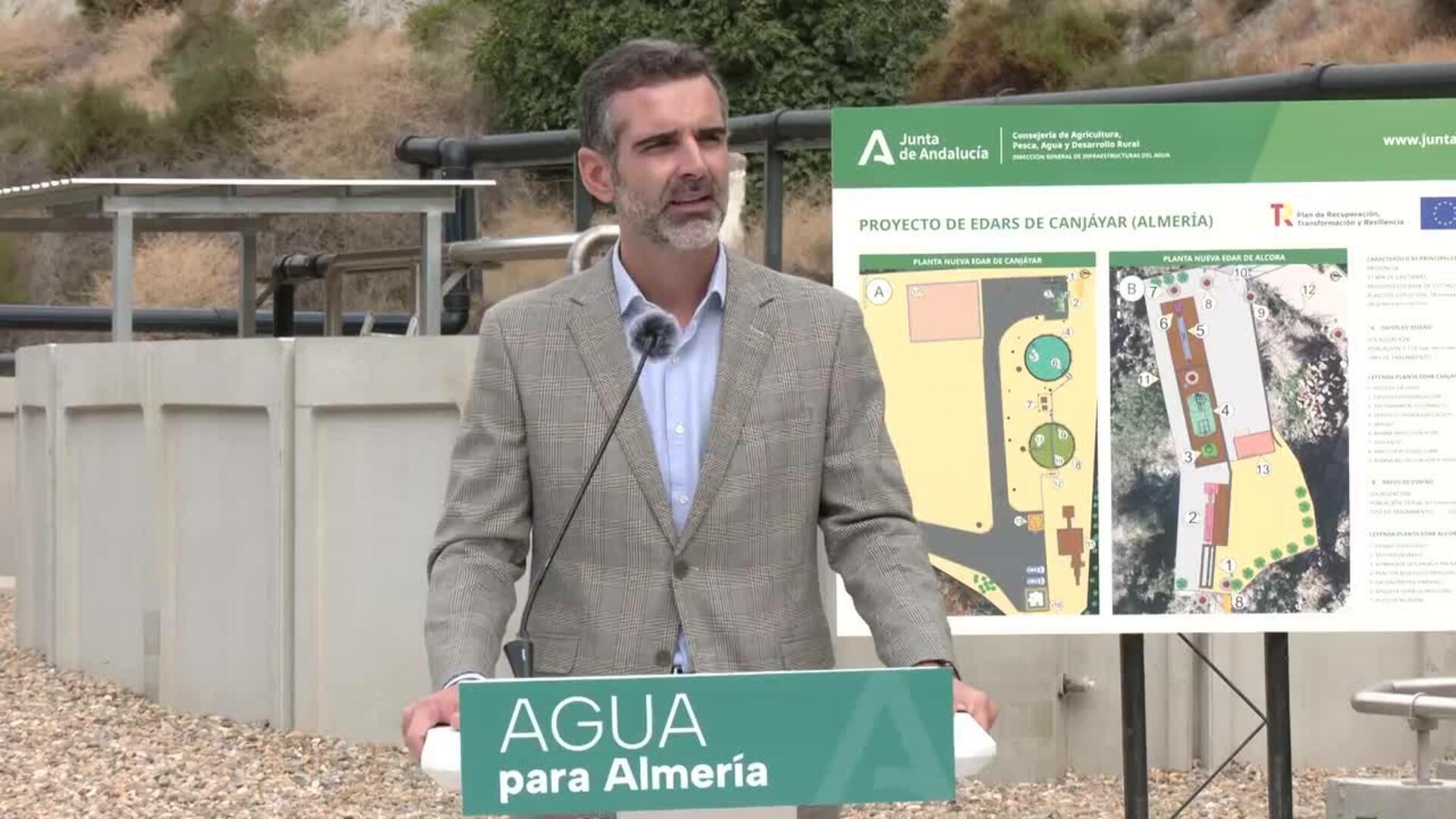 Canjáyar (Almería) inaugura depuradora de 1,2M€ financiada por la Junta