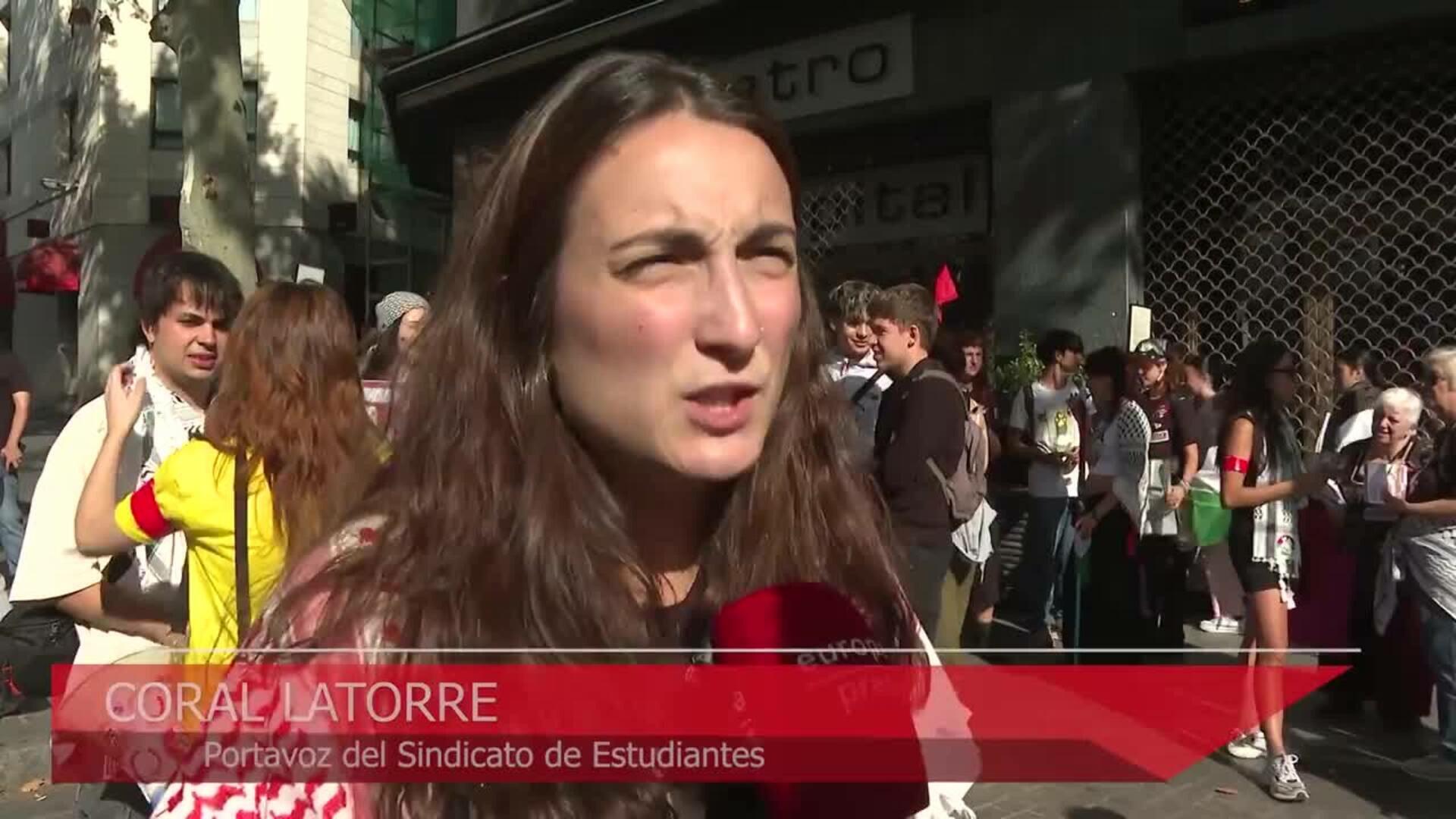 Sindicatos y estudiantes se manifiestan en toda España dos días después del acuerdo para Gaza