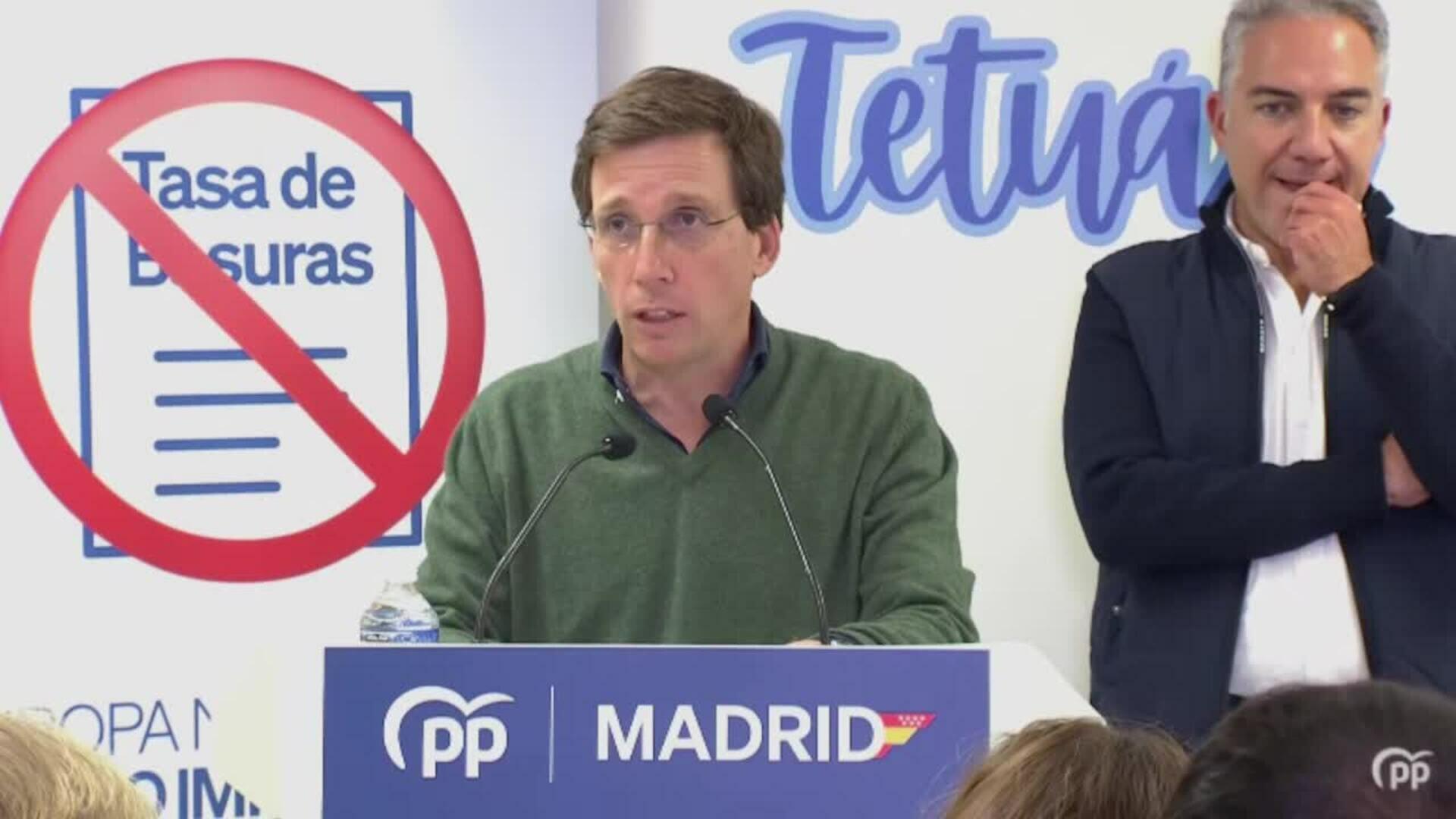 Almeida tacha de "gran mentira" la imposición de Europa de la tasa de Basura