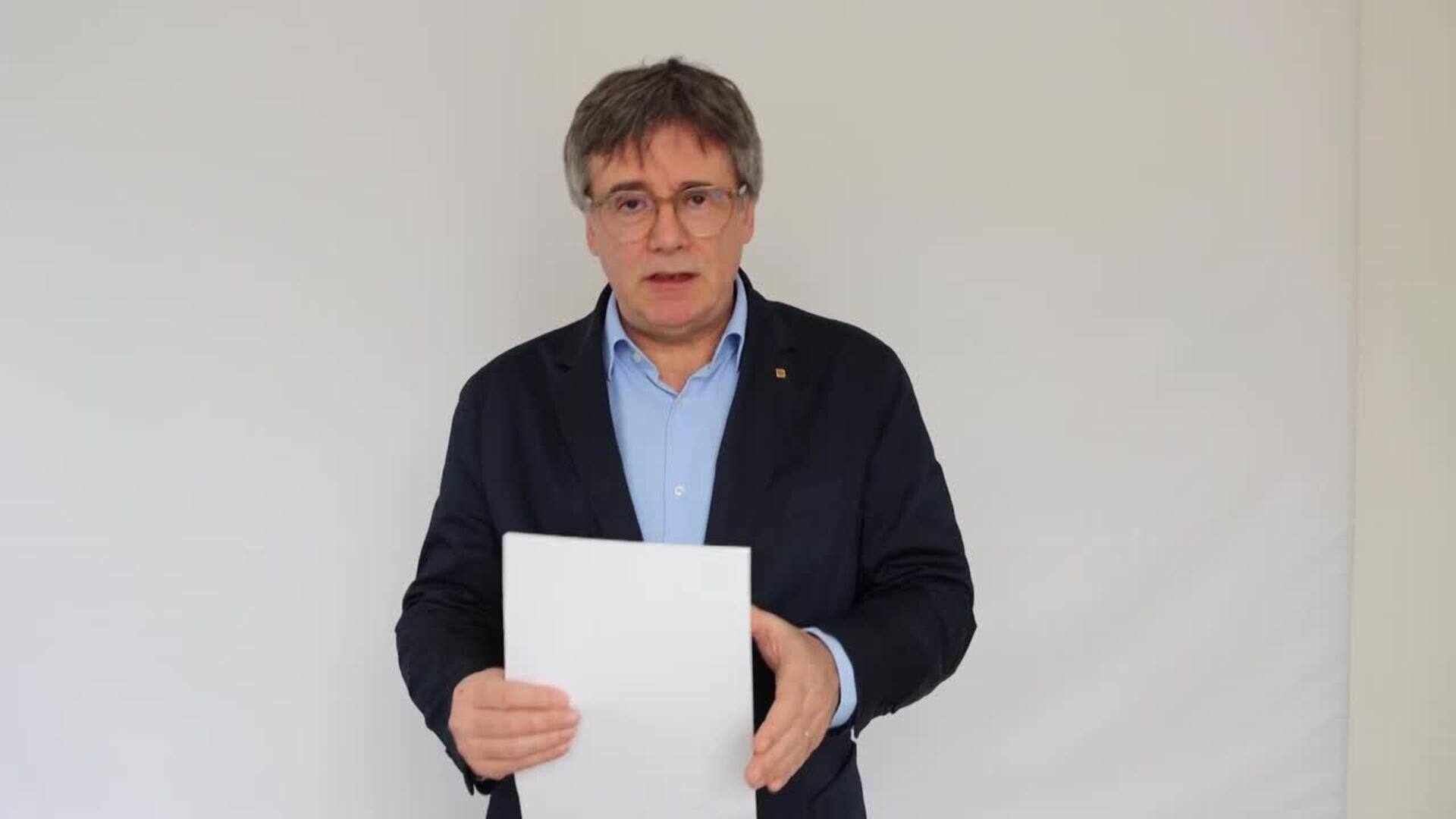 Puigdemont responsabiliza al PSOE de la ruptura y les pide aclarar cómo gobernarán