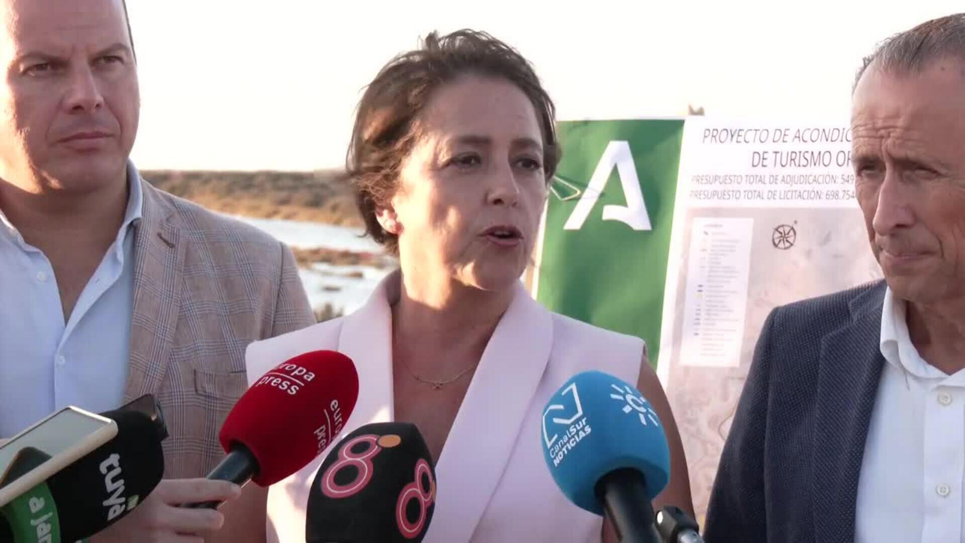 La Junta invierte 550.000 euros en la Salina de Carboneros, situada en Chiclana de la Frontera