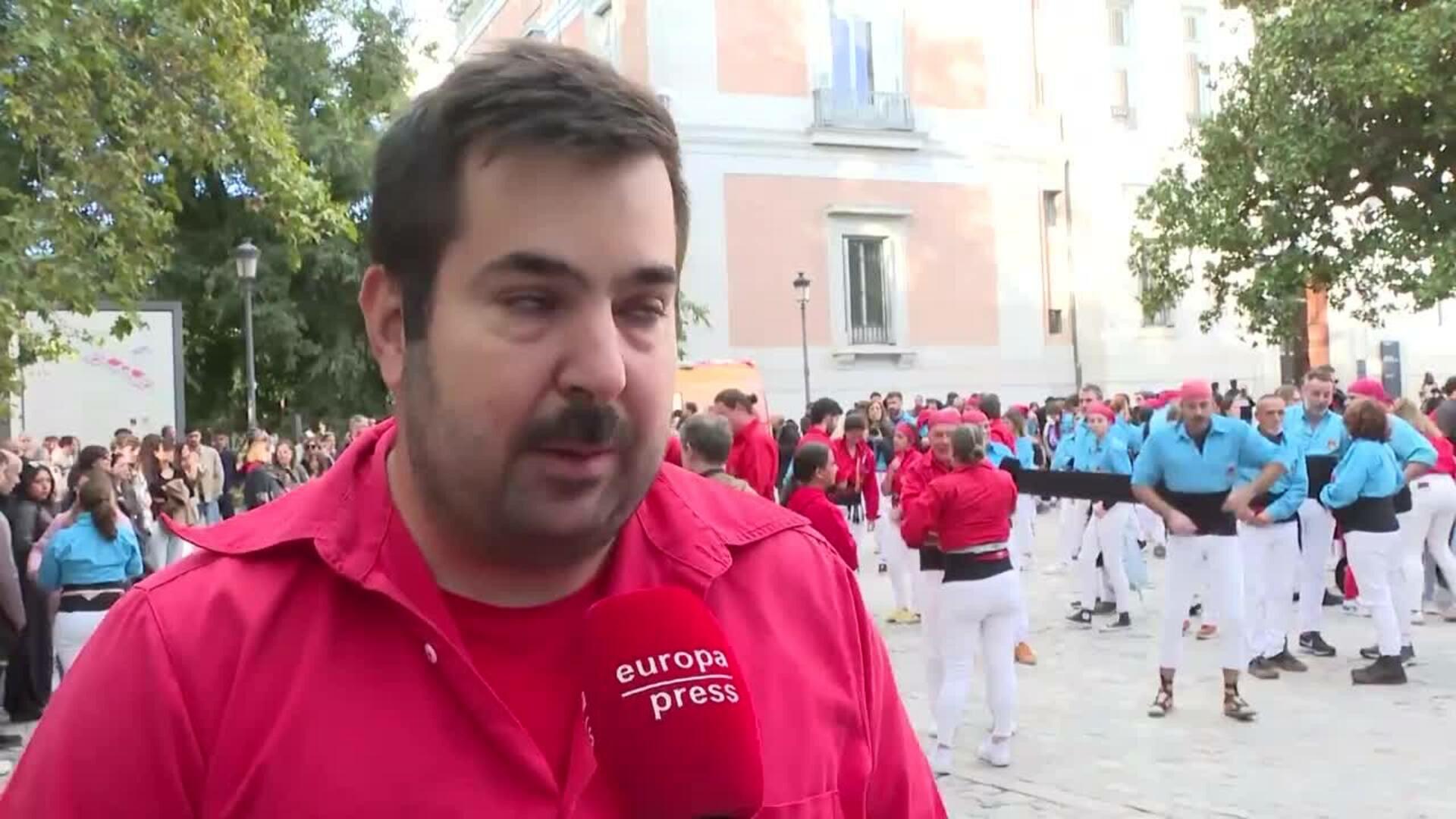 La Colla Castellera de Madrid celebra su diada de invierno