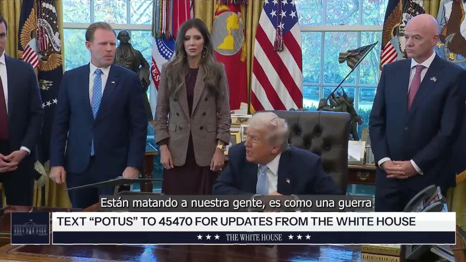 Trump dice que estaría "orgulloso" de ordenar ataques contra narcotraficantes en suelo mexicano