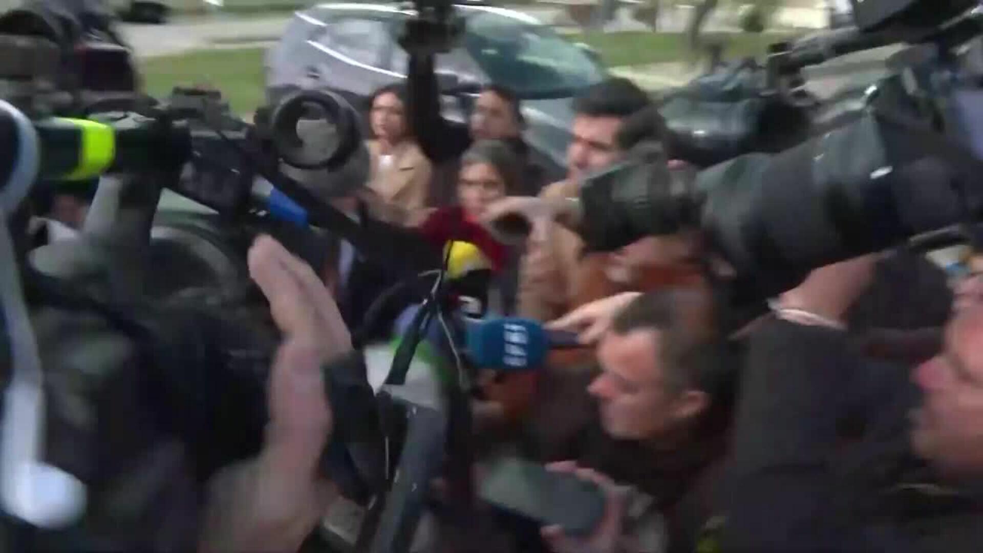 Jacobo Teijel, abogado de Cerdán, sale de la cárcel