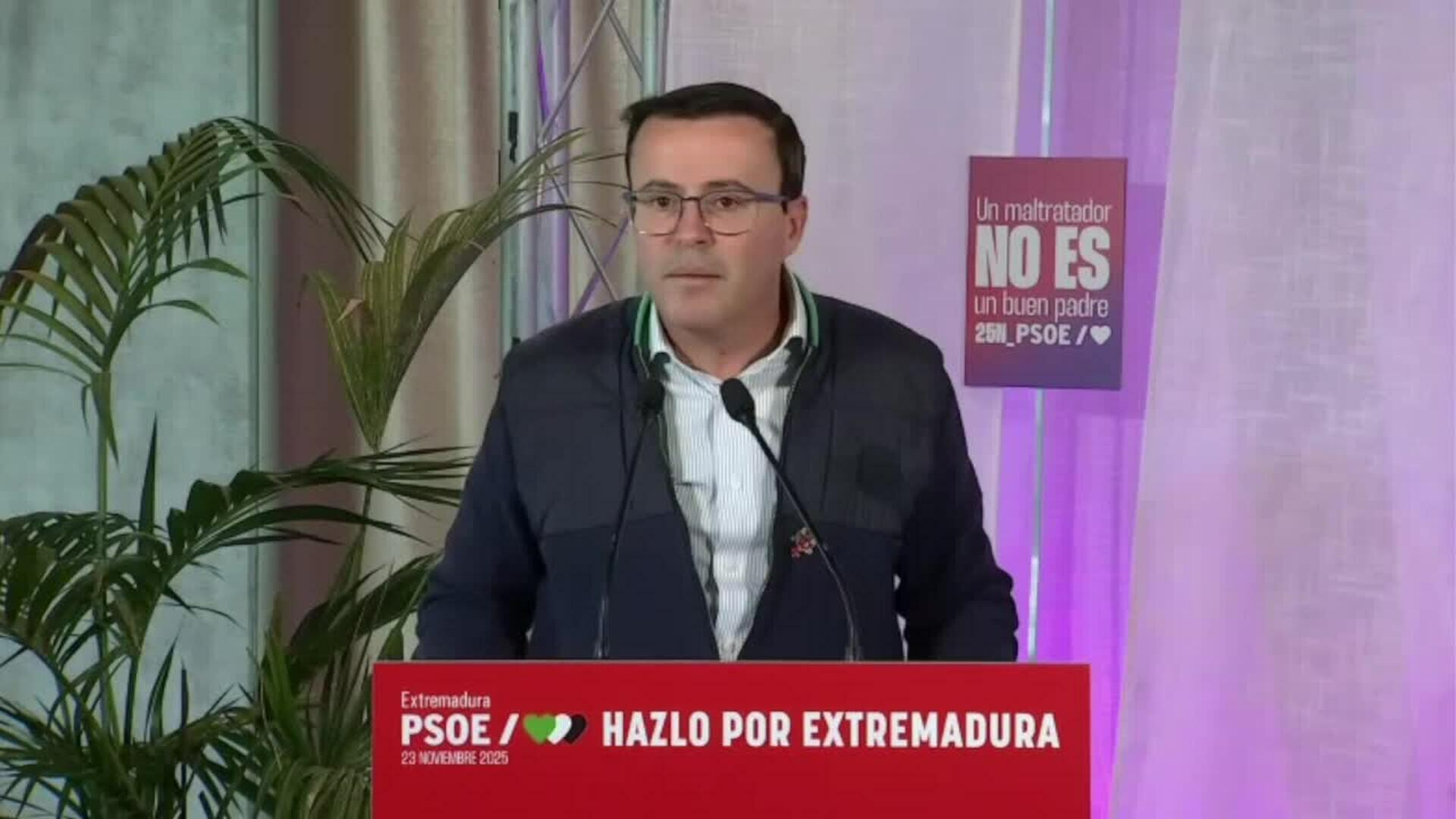 Gallardo promete recuperar la Consejería de Igualdad si vence en las urnas