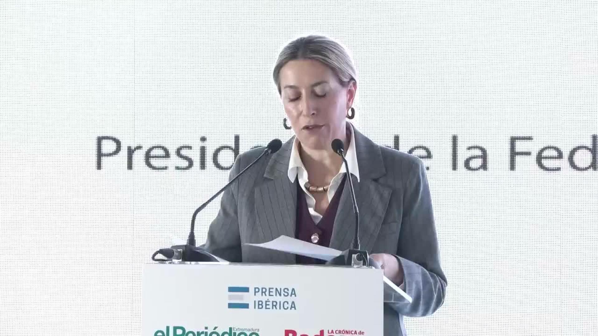 Guardiola dice que "el oportunismo político" ha "pinzado" el proyecto de cambio en Extremadura