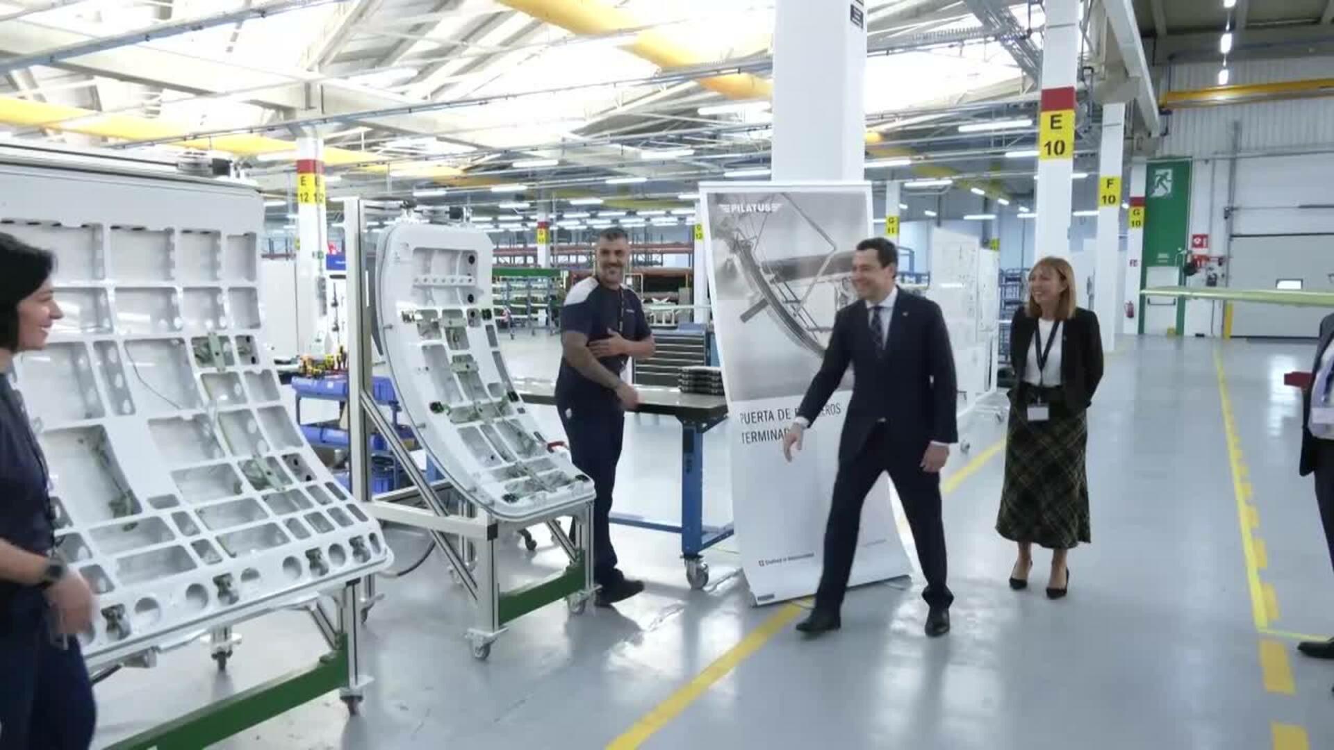 Pilatus Aircraft Iberia abre su fábrica en Alcalá de Guadaíra, con 500 empleos previstos
