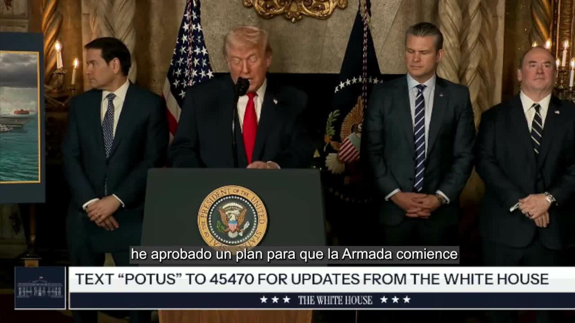 Trump anuncia la construcción de un nuevo tipo de buque de guerra