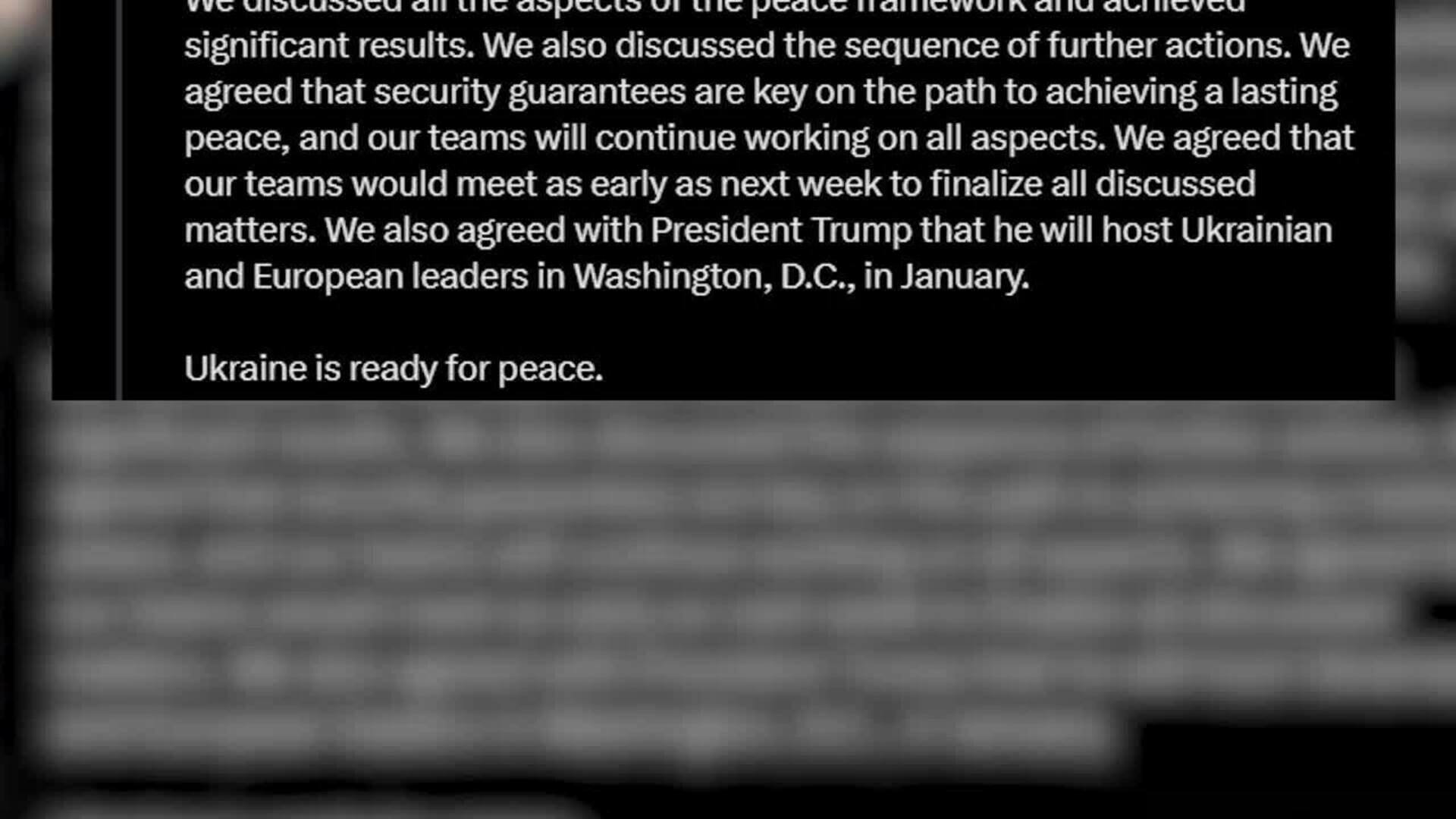 Zelenski ve "resultados significativos" tras su reunión con Trump y apunta a una nueva cumbre