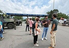 Un equipo de Televisión Canaria se encuentra ya en la frontera entre Colombia y Venezuela