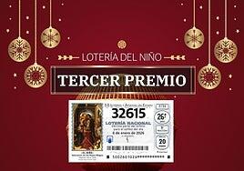 32615, tercer premio de la Lotería del Niño 2026: comprobar número y localidades de Canarias agraciadas
