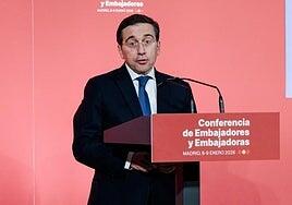 Albares comparecerá en el Congreso el 15 de enero en relación a Venezuela