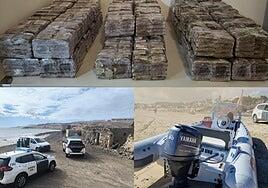 La Guardia Civil investiga a tres hombres en Fuerteventura por un presunto alijo de 68 kilos de hachís