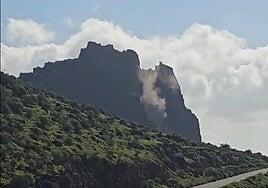 La Fortaleza sufre desprendimientos de rocas que no han afectado a la cueva-túnel