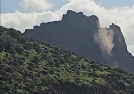 El derrumbe en La Fortaleza se produjo cerca de cuevas funerarias pero no afectó a restos arqueológicos