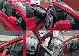 Oleada de robos en Ciudad Jardín: rompen los cristales de los coches para sustraer las balizas V-16