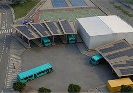 Adjudicada la planta solar con batería sobre las marquesinas del intercambiador de Mogán