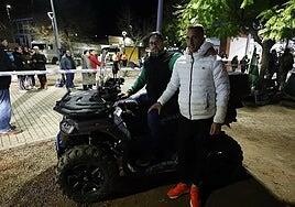 Un vendedor de la ONCE de Adamuz y su vecino ayudan a rescatar a decenas de heridos con un quad