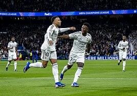 Vinicius dirige el baile ante el Mónaco tras la tormenta