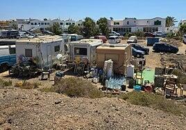 El Cotillo, libre de vehículos-vivienda