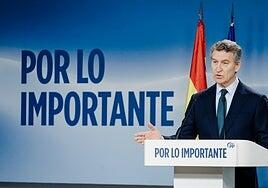 Feijóo compara el estado de las vías con el «colapso» que vive España