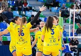 El CV Emalsa Gran Canaria tumba al DSV Sant Cugat y se gana billete para la semifinal de Copa (1-3)