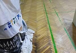 Goteras en el pabellón deportivo de Teguise