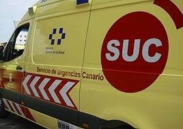 Cuatro heridos, uno en estado crítico, tras una colisión y atropello en La Matanza de Acentejo